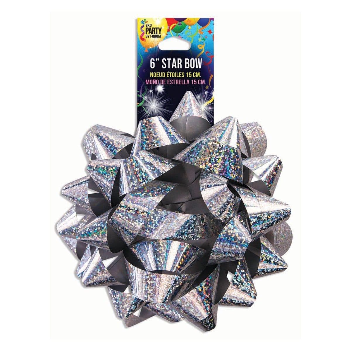 Star Bow 6 In. - Silver