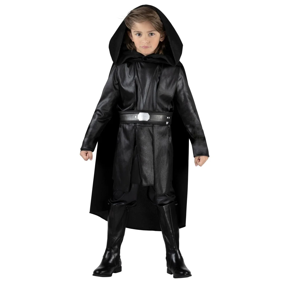 Star Wars Luke Skywalker Costume for Kids, Black Jumpsuit - Image 3