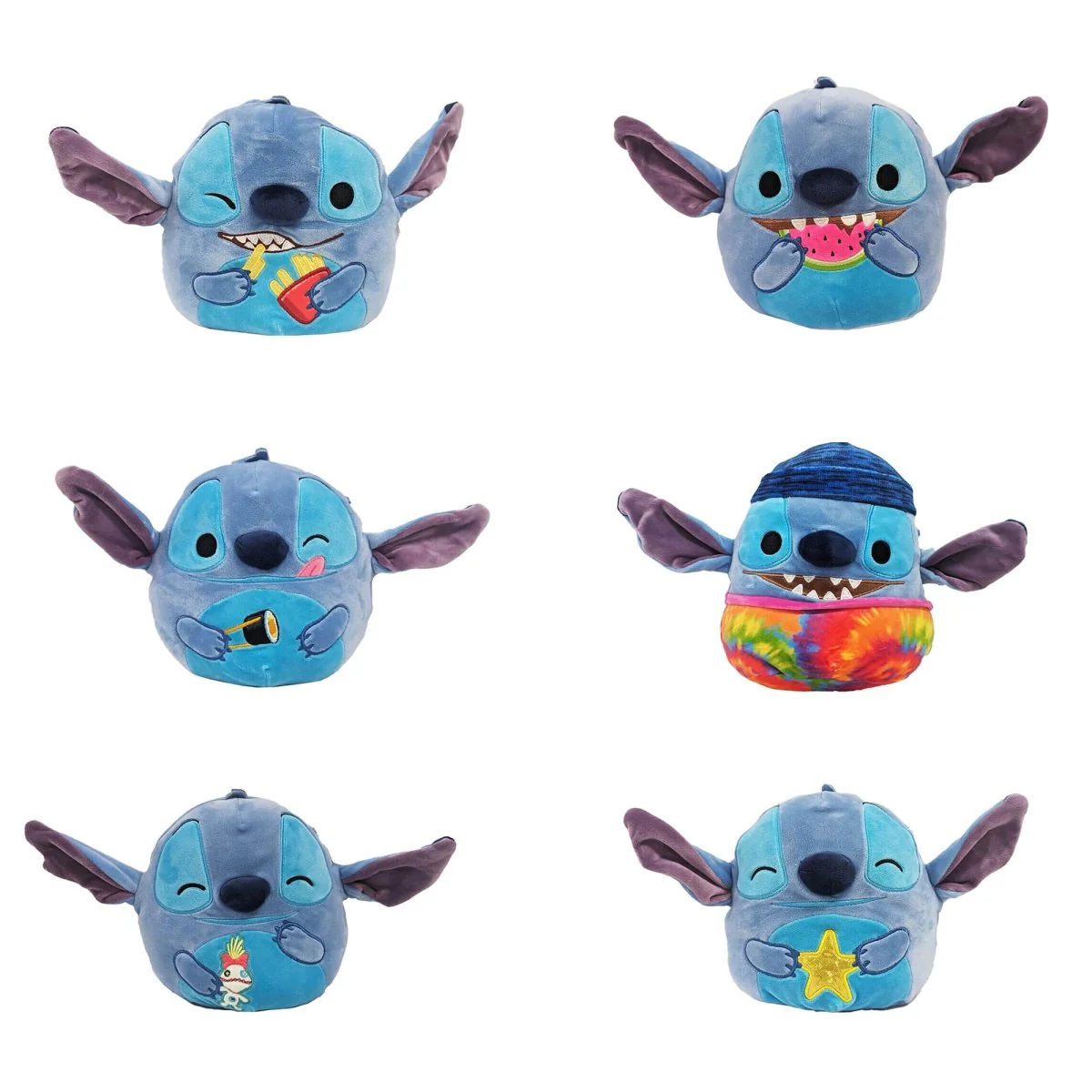 Stitch Squishmallow Plush, 8 Inches, Assortment, 1 Count