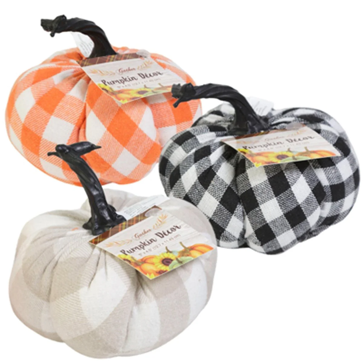 Stuffed Pumpkin, 4.5 Inches, Assortment, 1 Count