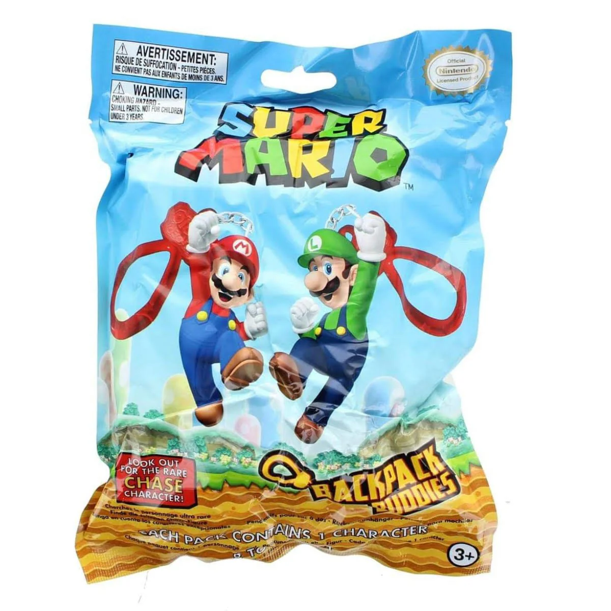 Super Mario Bros. Figure with Clip, Assortment, 1 Count - Image 2