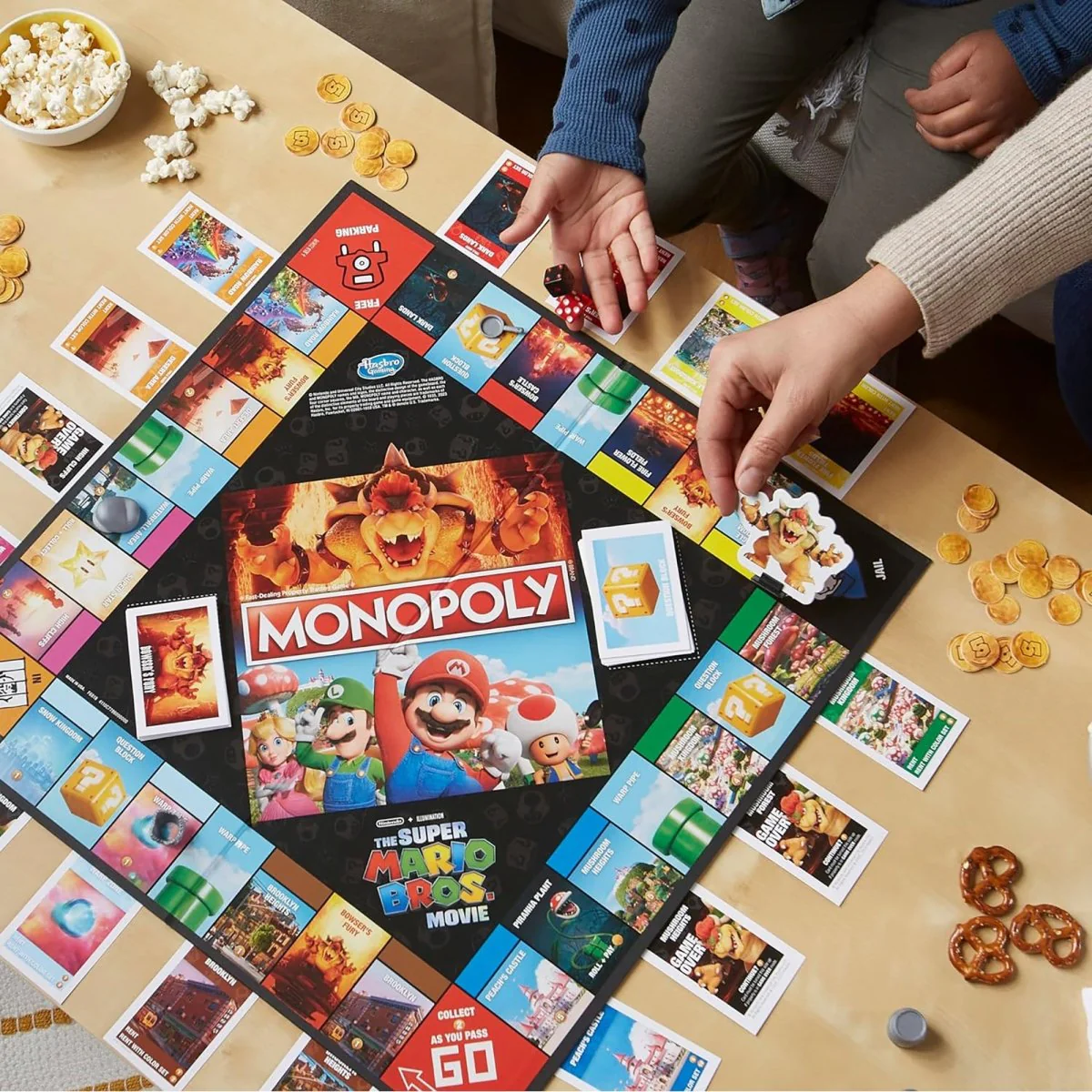 Super Mario Bros. The Movie Monopoly Board Game, Bilingual Version, 1 Count - Image 4