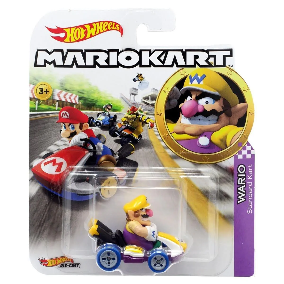 Super Mario, Mario Kart Hot Wheels toys, Assortment, 1 Count - Image 7