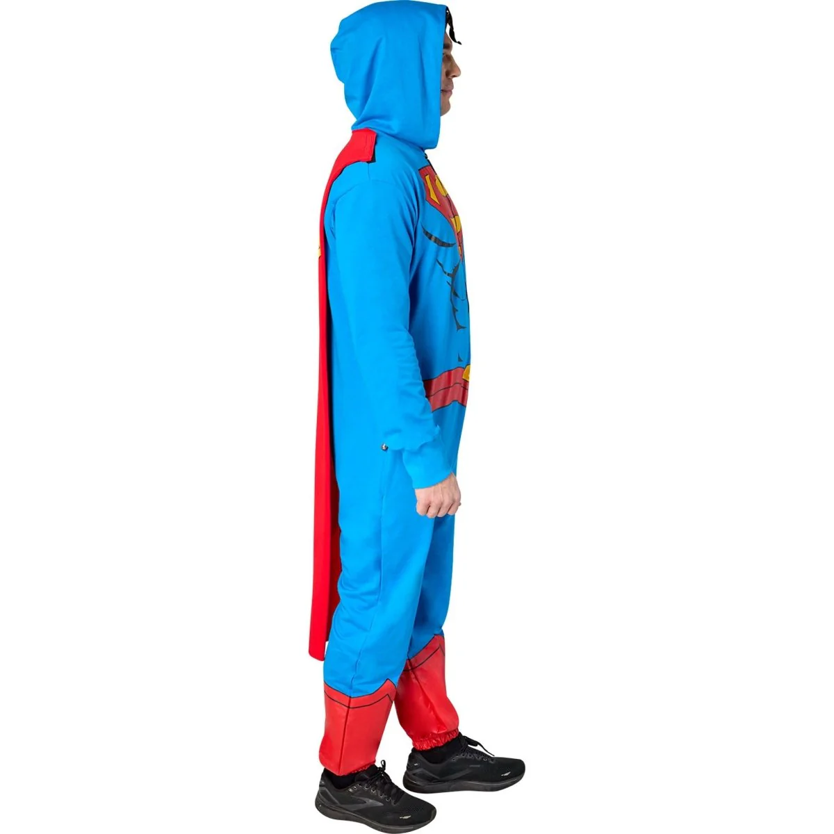 Superman Classic Costume for Adults, Comfy Onesie, DC Comics - Image 2