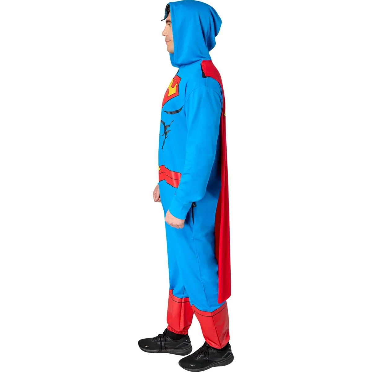 Superman Classic Costume for Adults, Comfy Onesie, DC Comics - Image 6