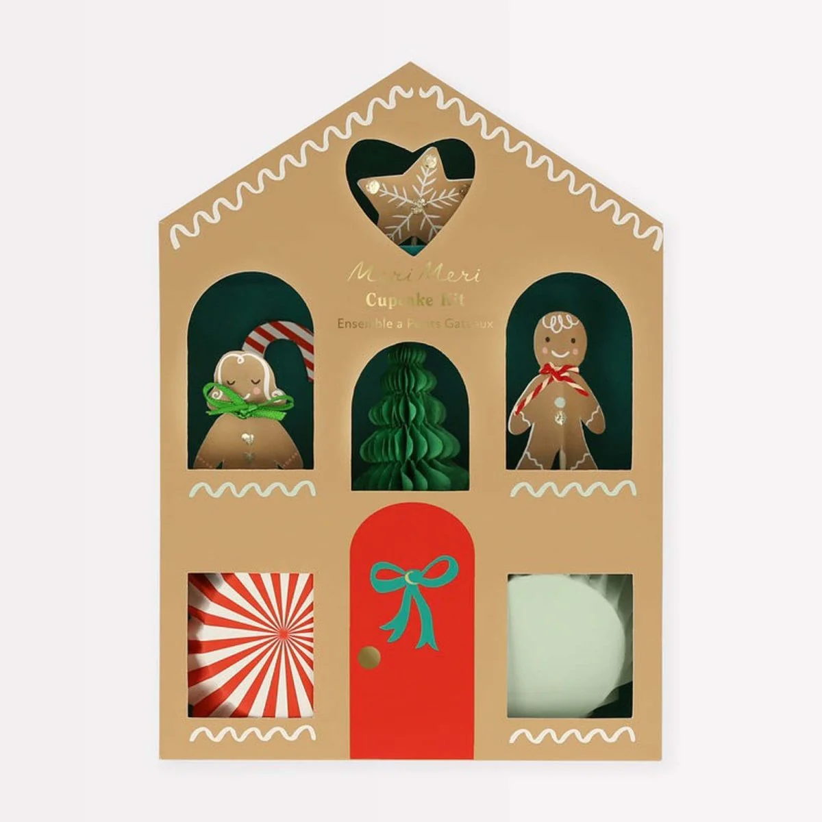 Sweet Gingerbread Cupcake Kit, 24 Count