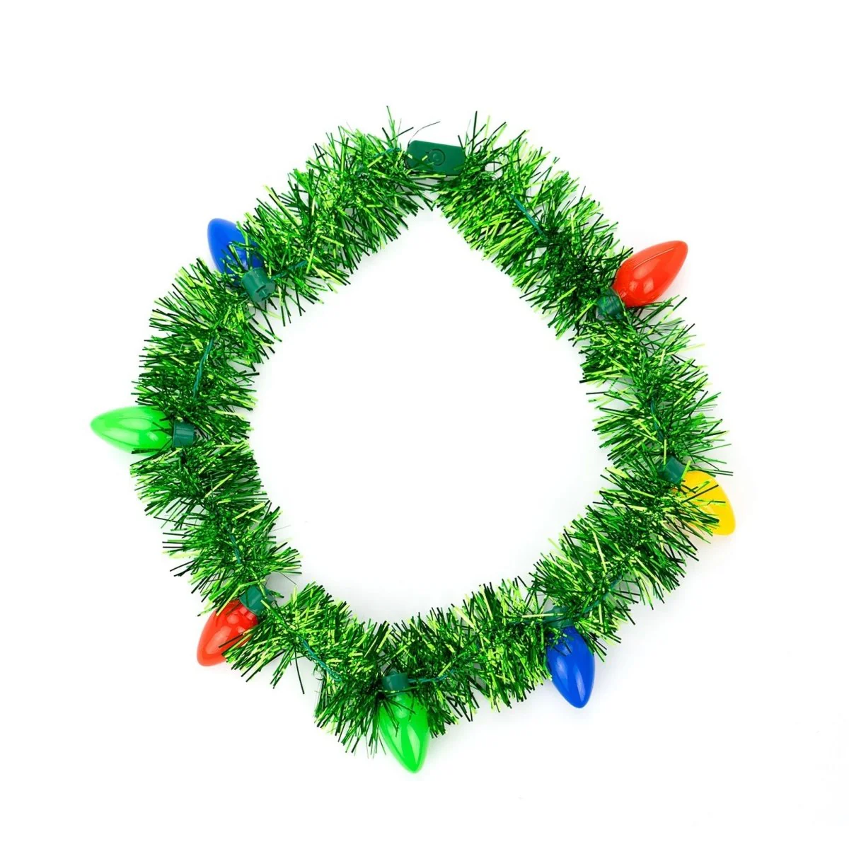 Tacky Tinsel Light-up Necklace