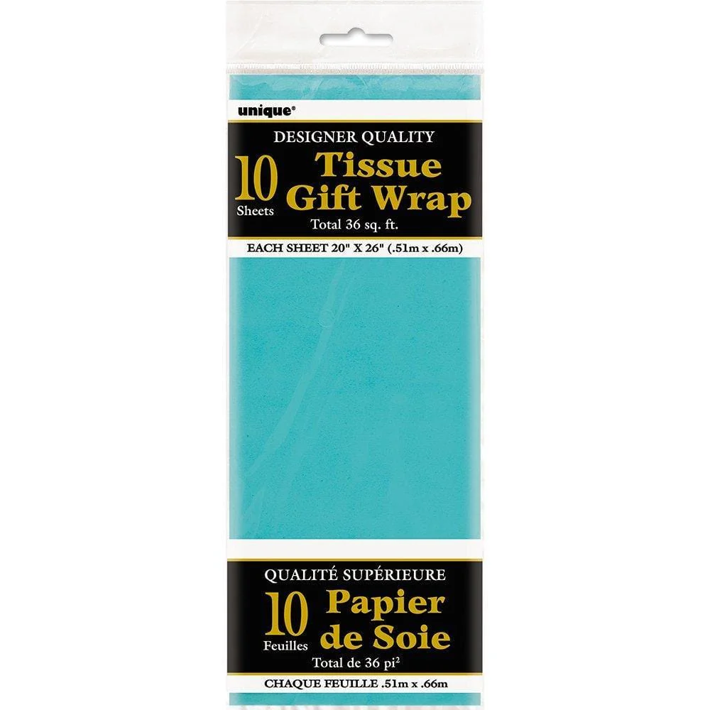 Teal Tissue Sheets