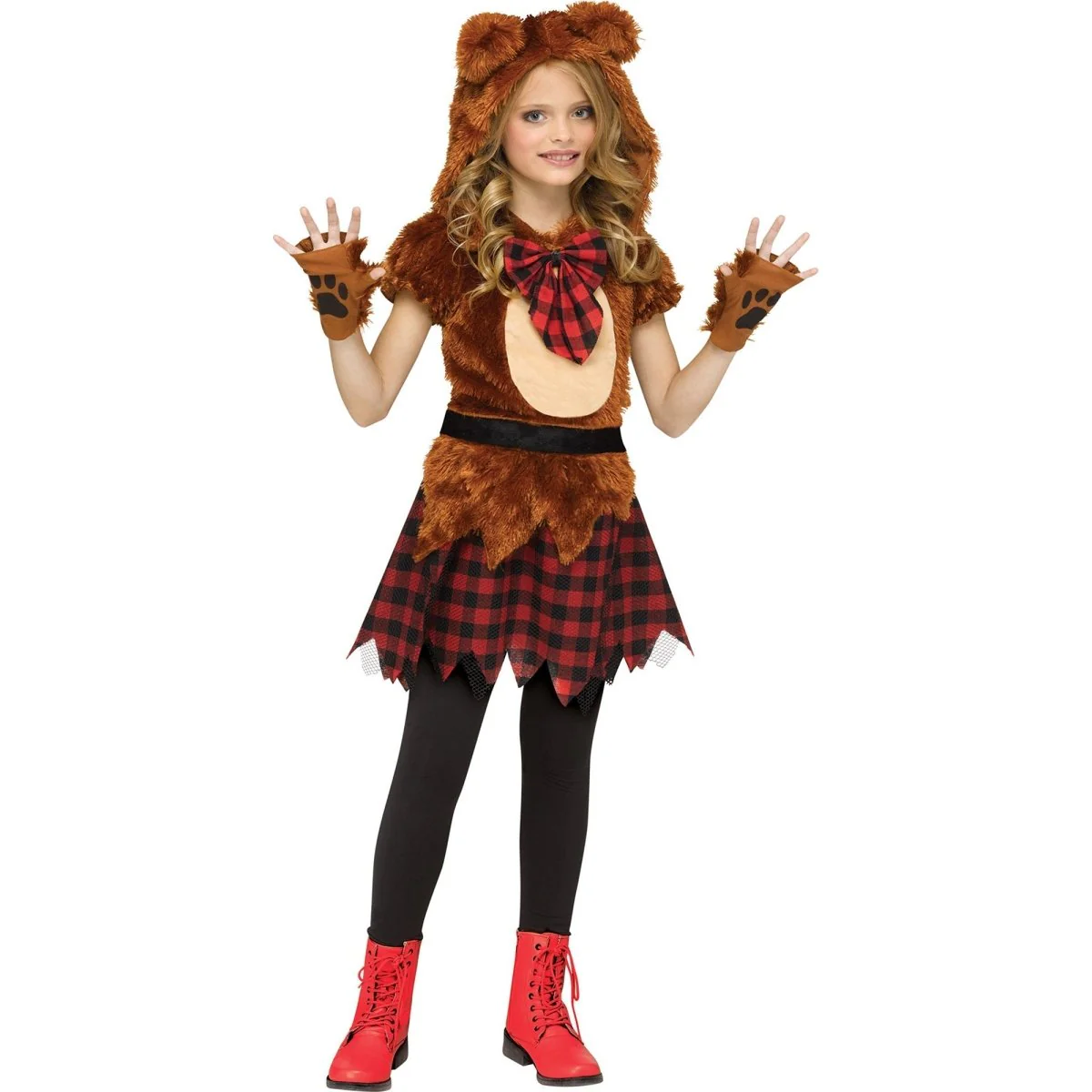 Teddy Bear Costume for Kids, Soft Plushy Dress