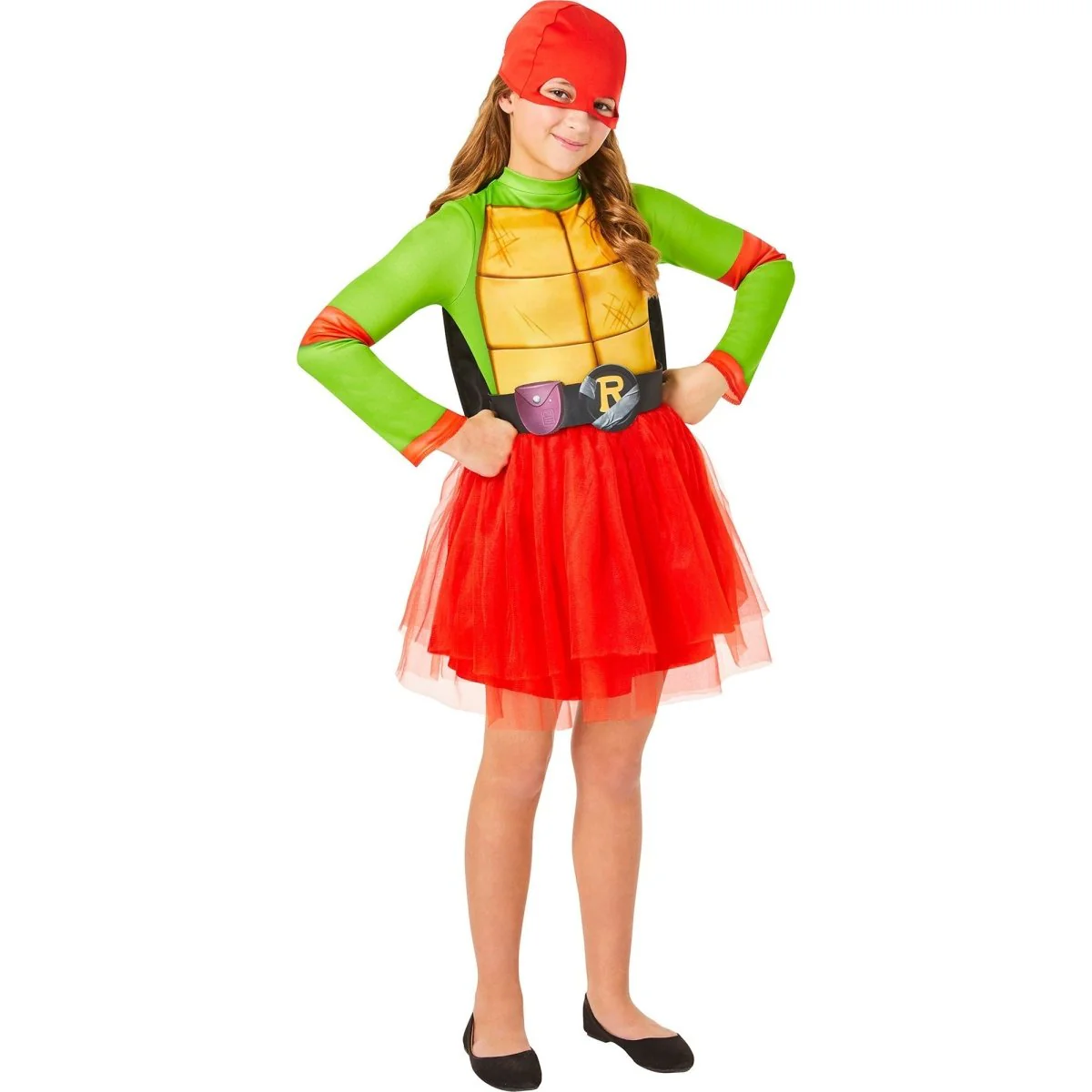 Teenage Mutant Ninja Turtles Raph Costume for Kids, Dress, Shell, Belt and Mask