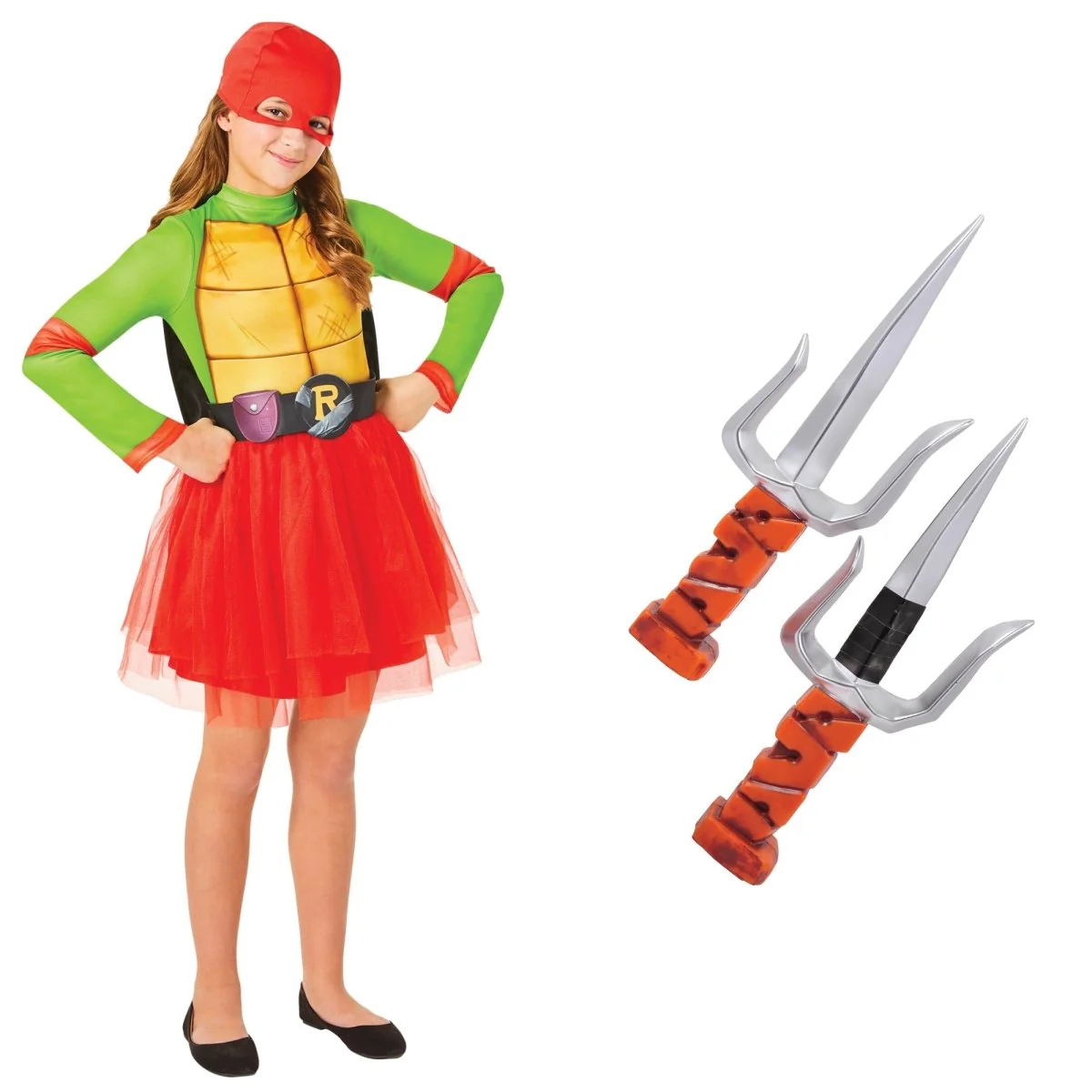 Teenage Mutant Ninja Turtles Raph Dress Costume Kit for Kids