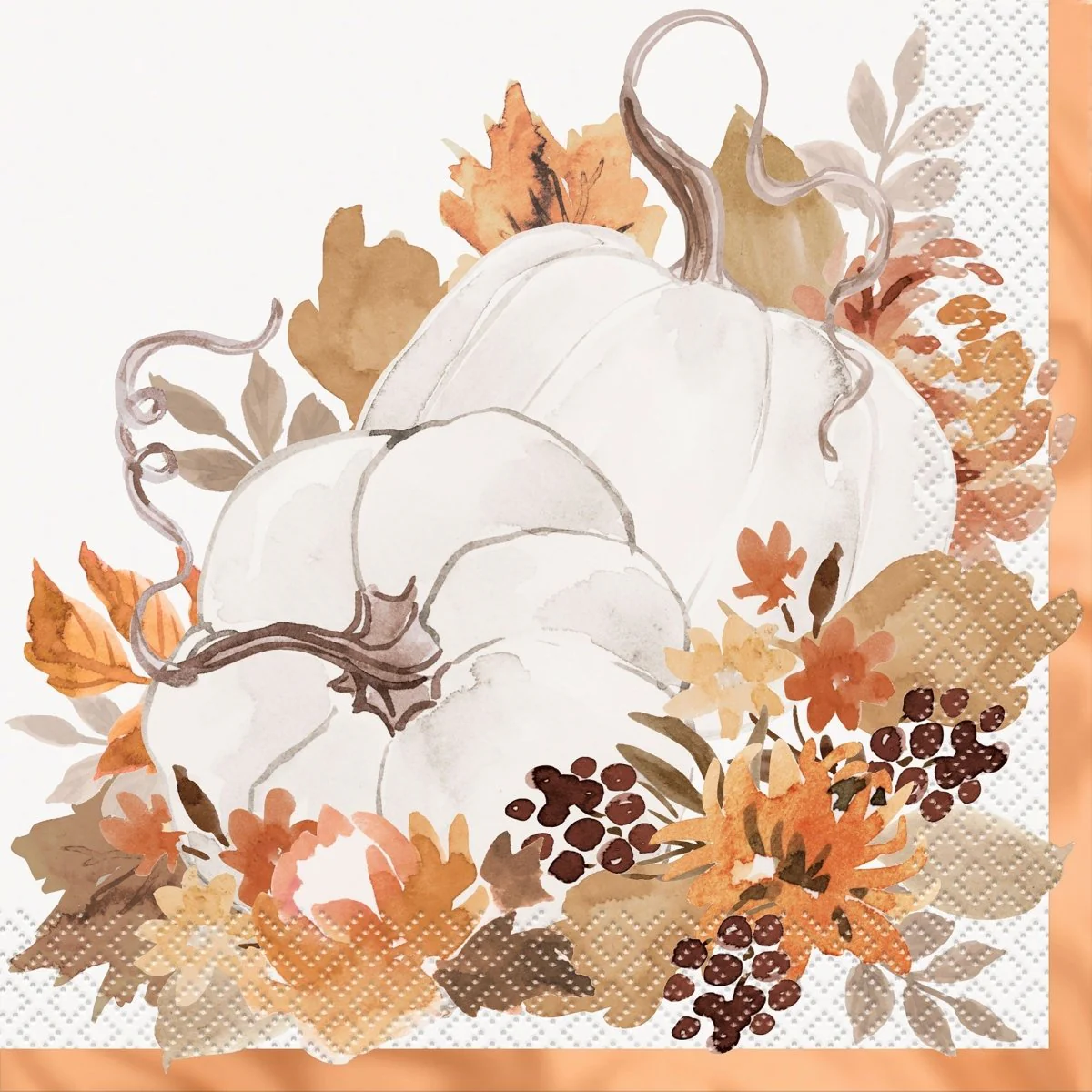 Thankful Harvest Large Lunch Napkins, 16 Count