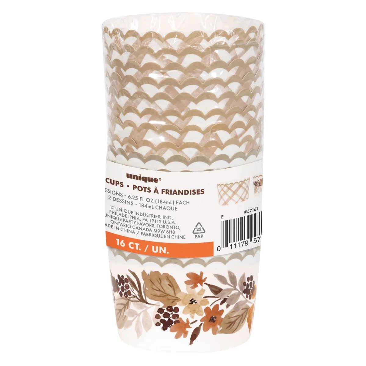Thankful Harvest Paper Treat Cups, 16 Count - Image 4