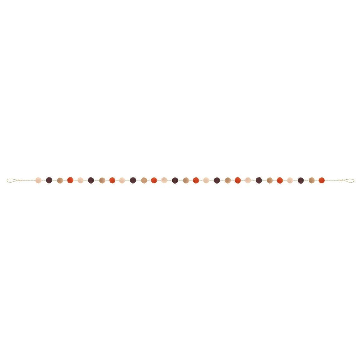 Thankful Harvest Pom Pom Garland, 84 Inches, 1 Count