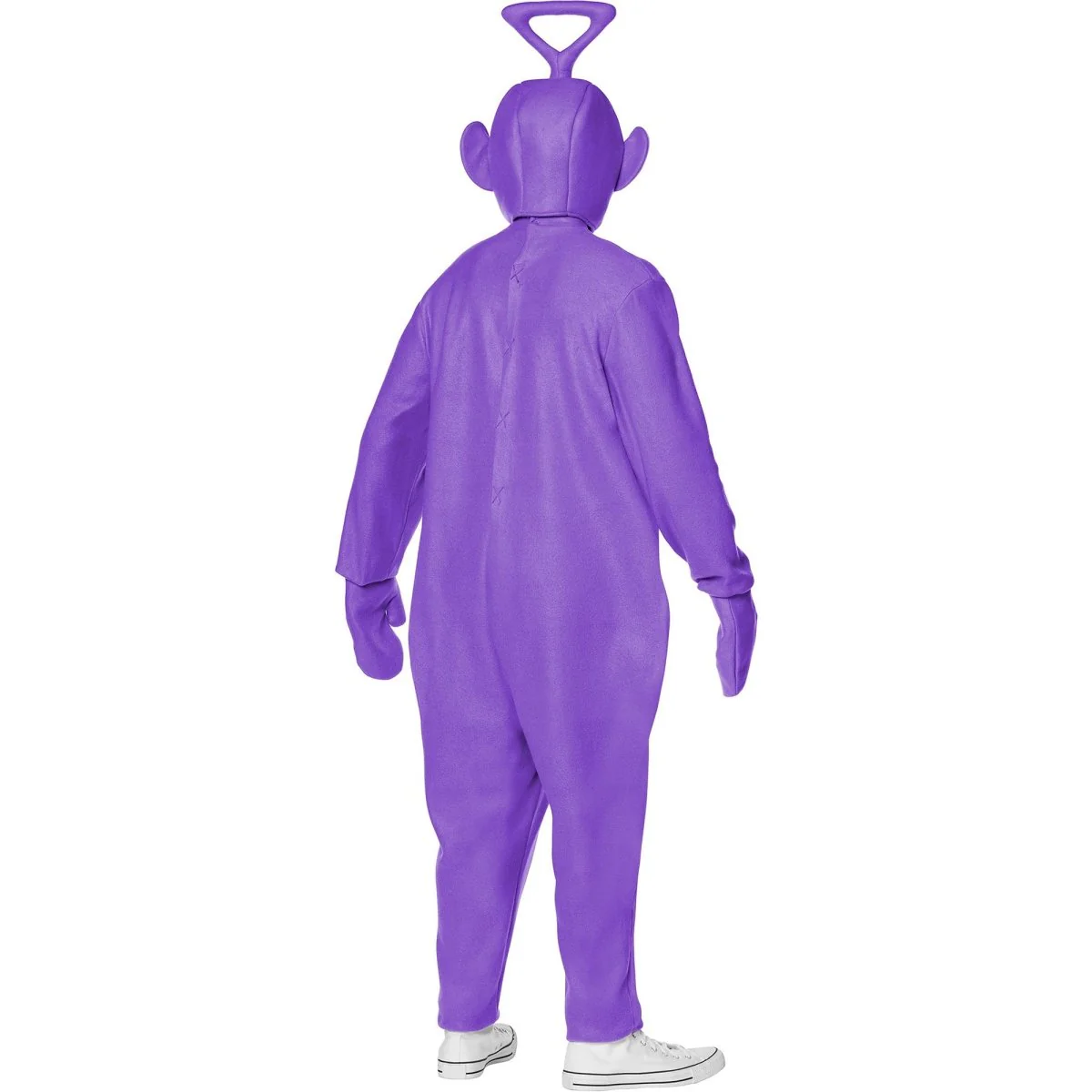 Teletubbies Tinky-Winky Costume for Adults, Purple Jumpsuit With Hood - Image 2