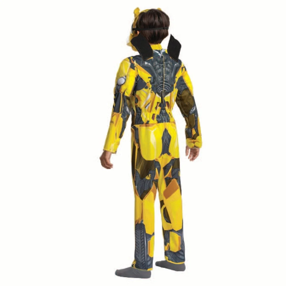Transformers Bumblebee Muscle Jumpsuit Costume for Kids, Yellow Muscle Jumpsuit - Image 3