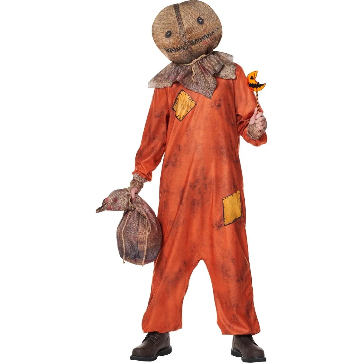 Trick 'r Treat Sam Costume for Adults, Orange Jumpsuit