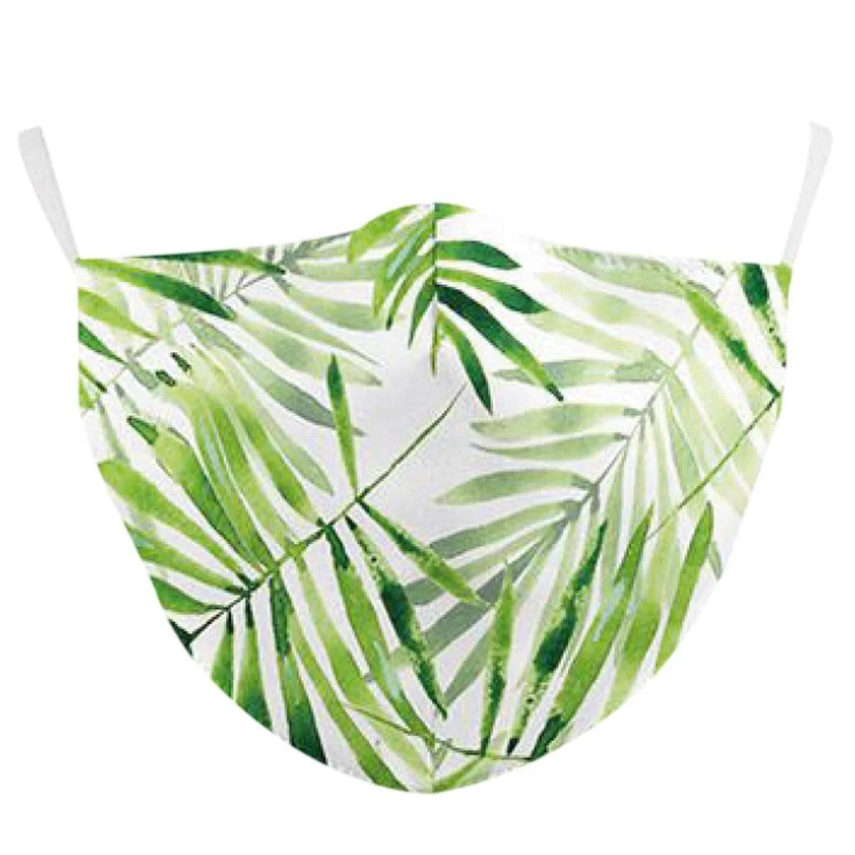Tropical Vibe Washable Cotton Face Mask for Adults