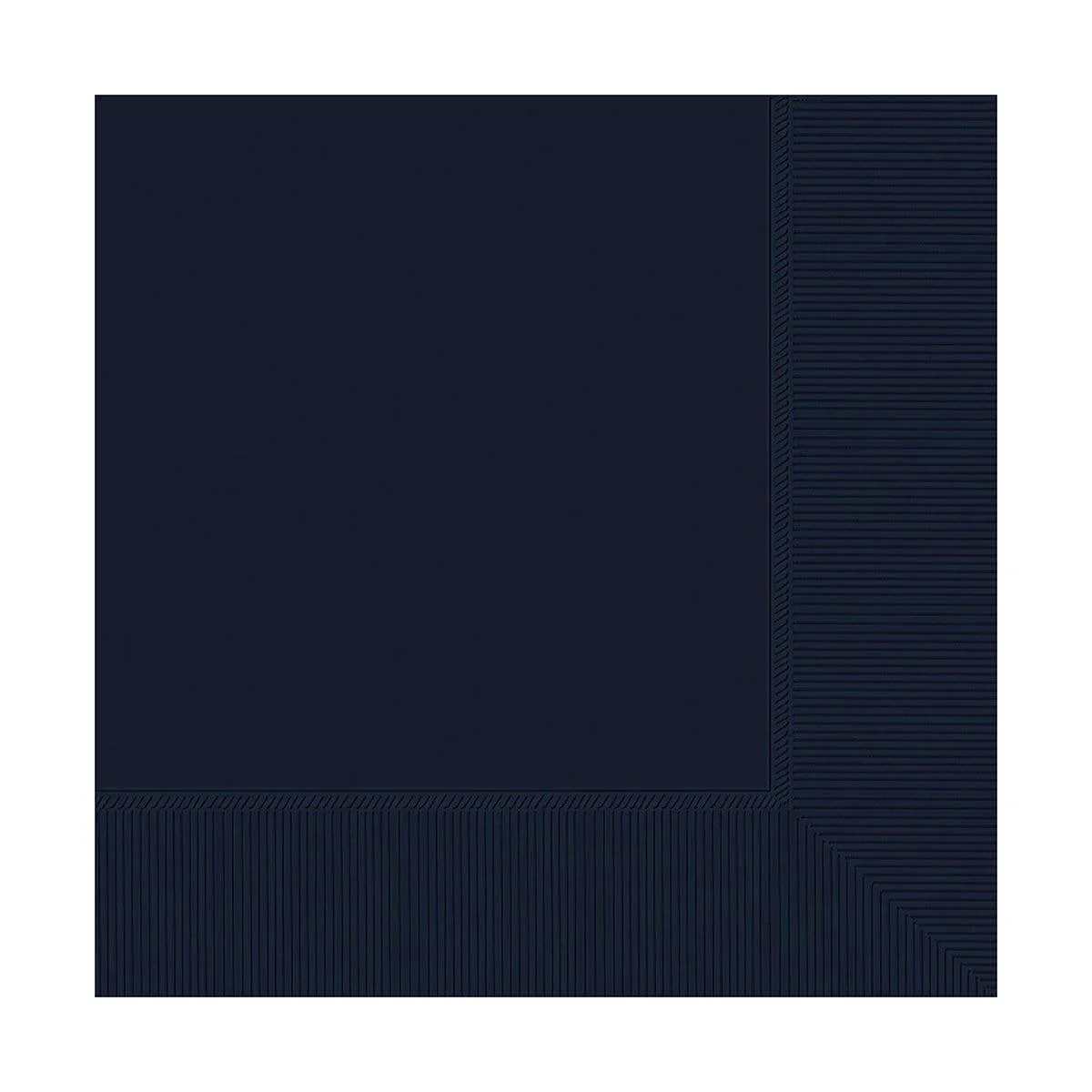 True Navy Beverage Napkins, 40 Count