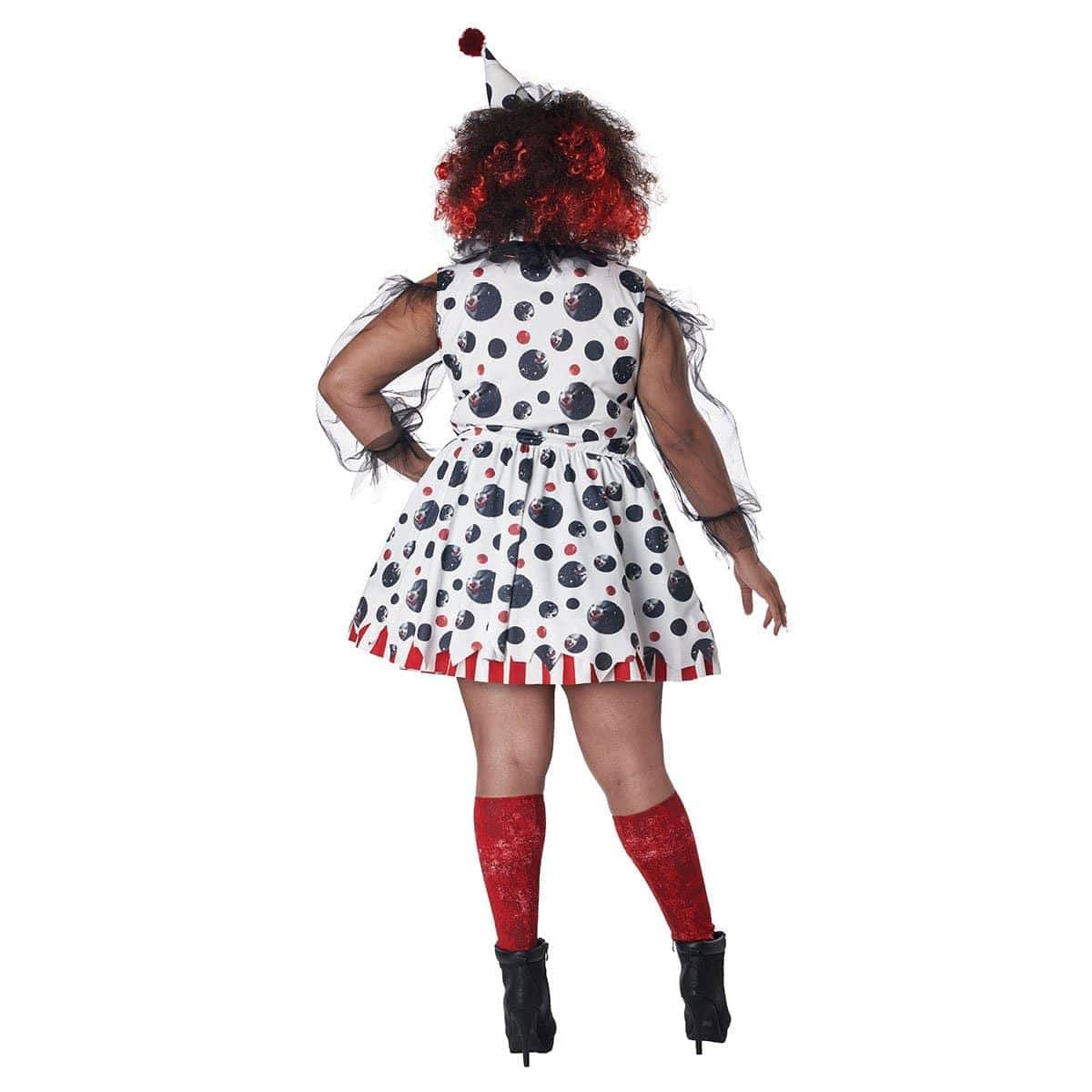 Twisted Clown Plus Size Costume for Adults - Image 3