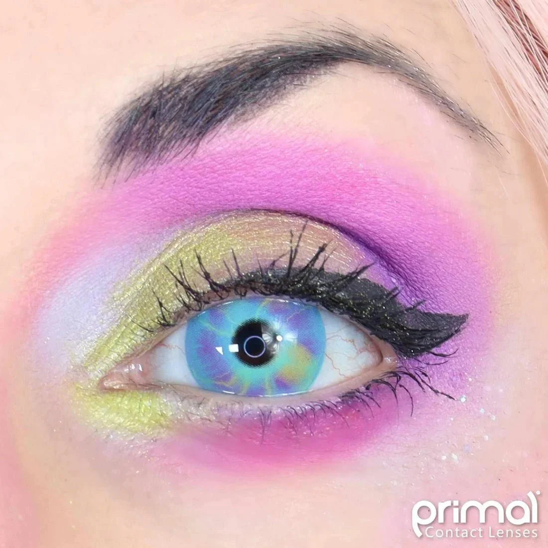 PRIMAL® Unicorn - Rainbow Coloured Contact Lenses, 3 month usage - Image 6