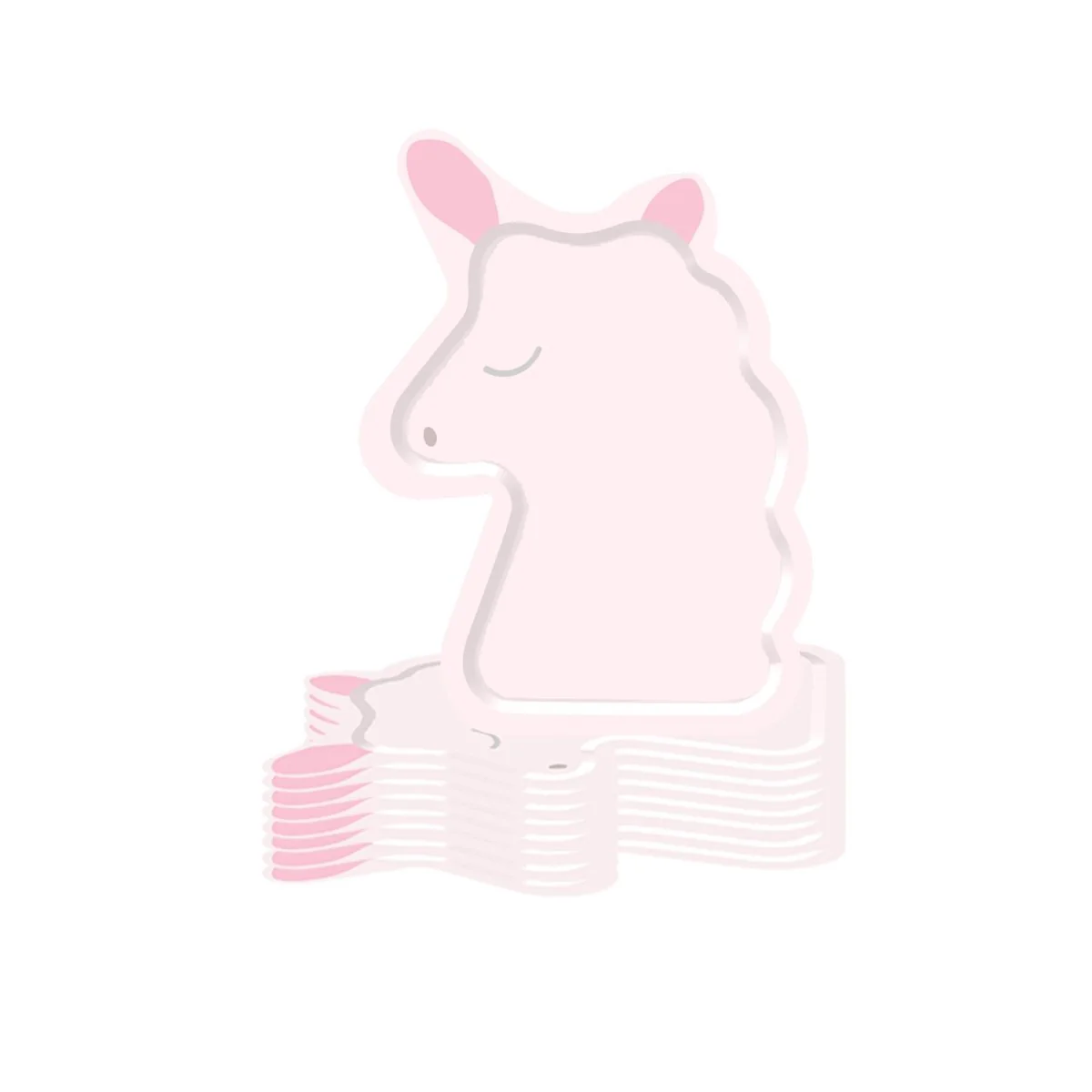 Unicorn Dreams Birthday Large Lunch Paper Plates, 9 Inches, 8 Count - Image 2