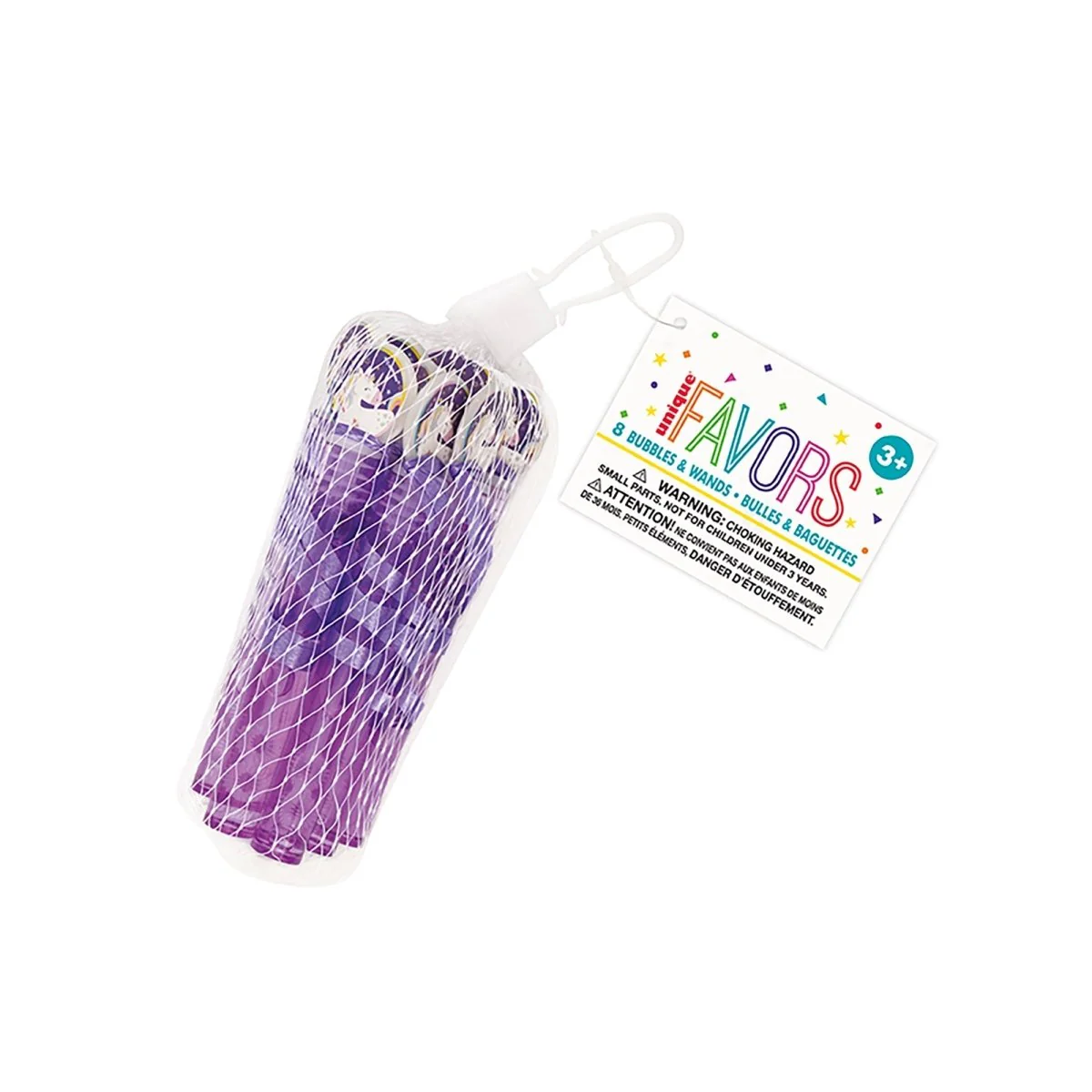 Unicorn Galaxy Birthday Bubble Wands, 8 Count - Image 2