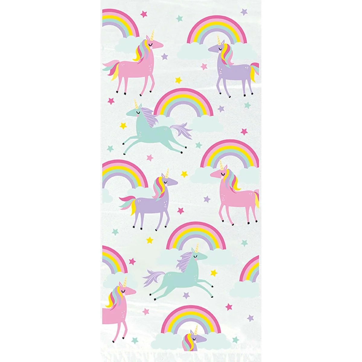 Unicorn Galaxy Birthday Cello Bags, 20 Count