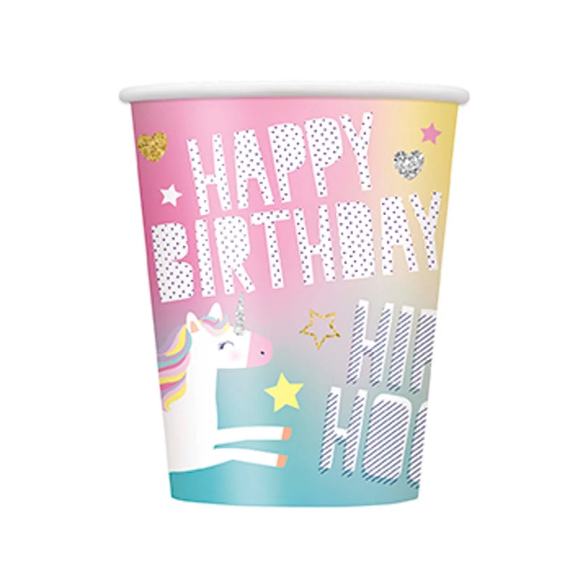 Unicorn Galaxy Standard Birthday Party Supplies Kit, 8 Guests - Image 7