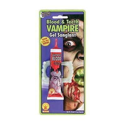 Vampire teeth & blood kit