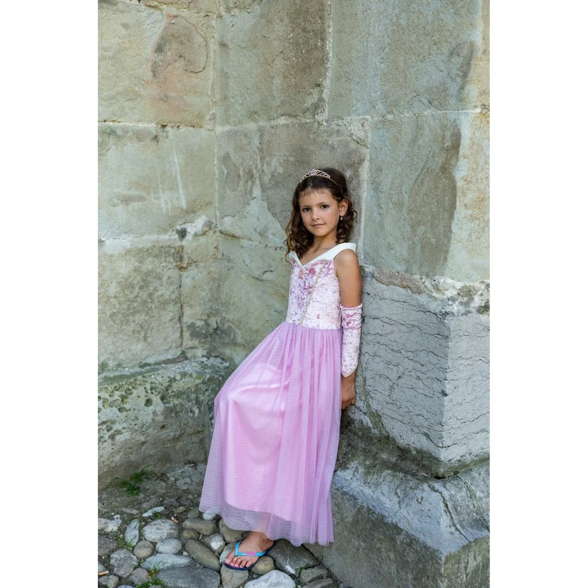 Velvety Soft Sleeping Sweetheart Princess Dress for Kids - Image 3