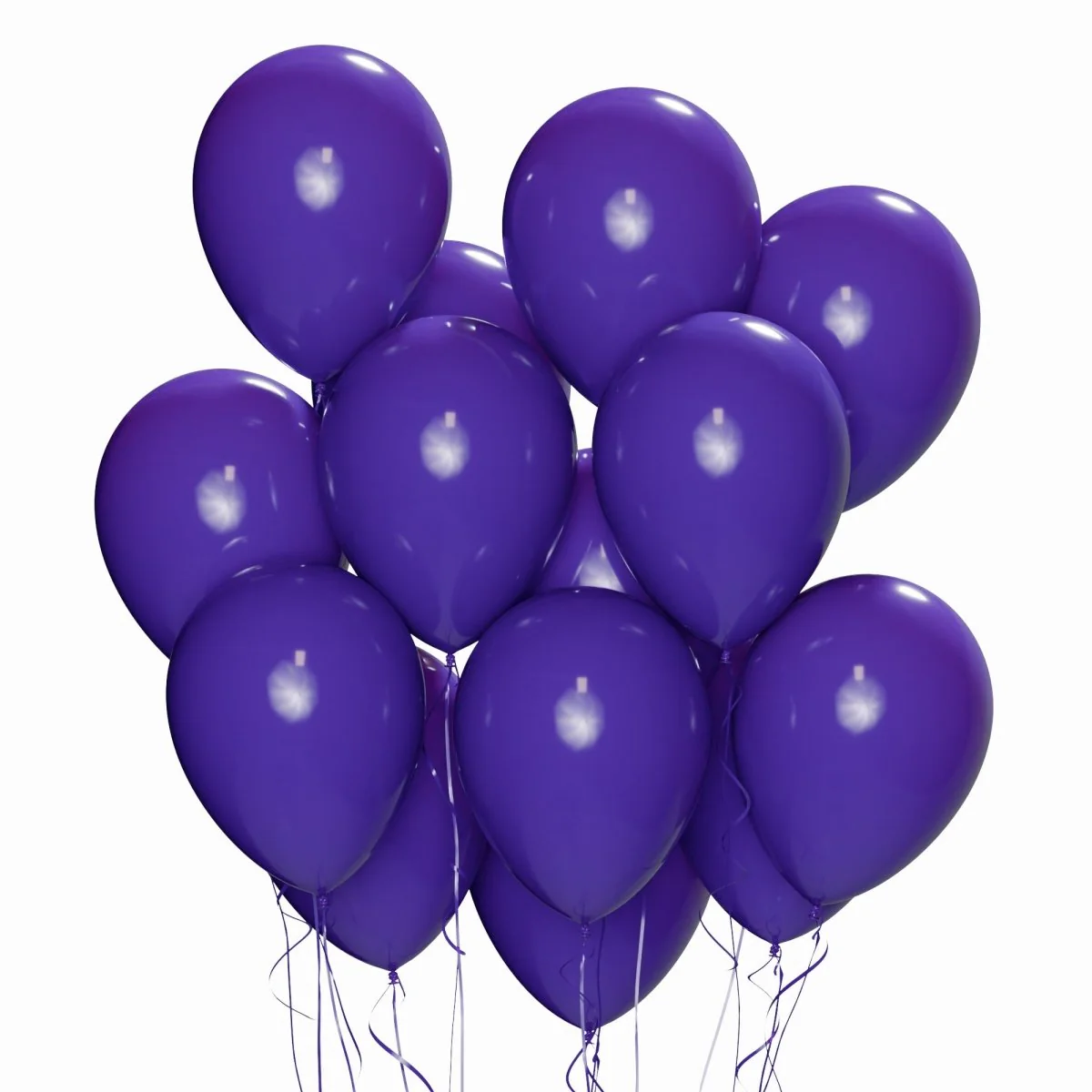 Violet Latex Balloon, 12 Inches, 15 Count