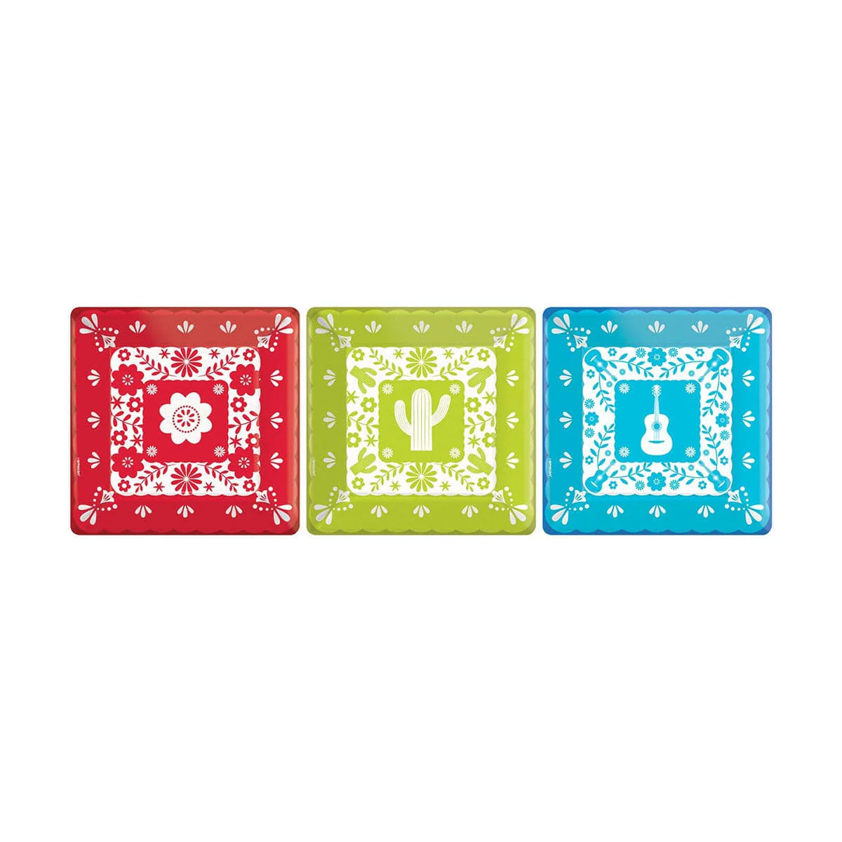 Viva la Party Dessert Paper Plates, 7 in, 20 Count