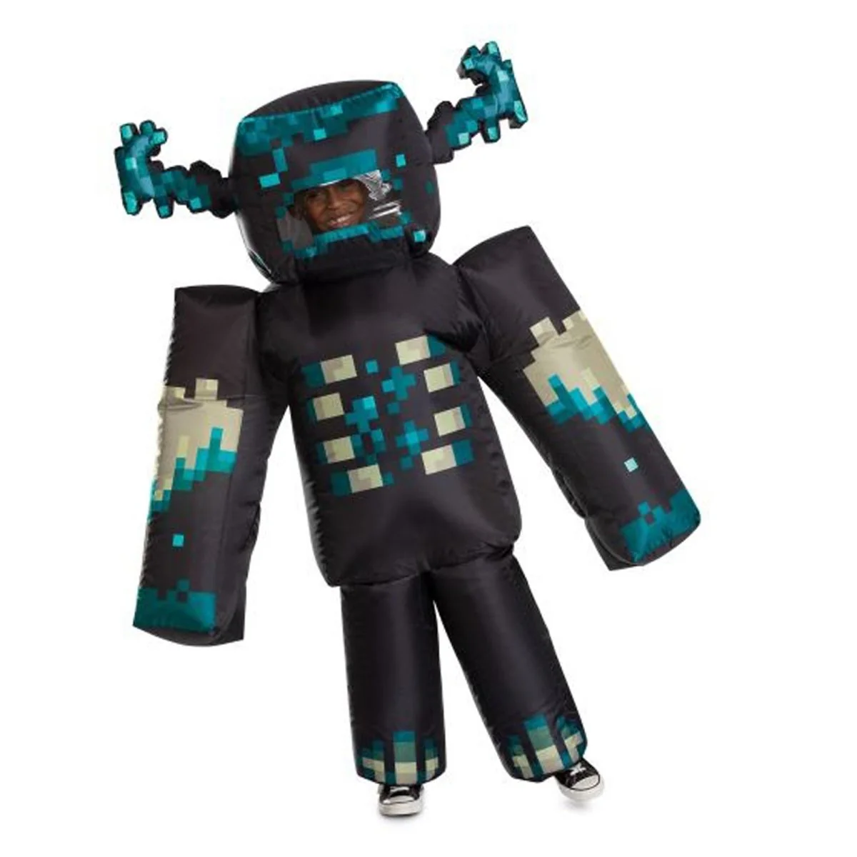 Warden Inflatable Costume for Kids, Minecraft