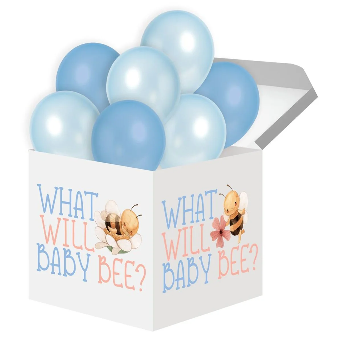 What Will Baby Bee Gender Reveal Balloon Release Box, 1 Count