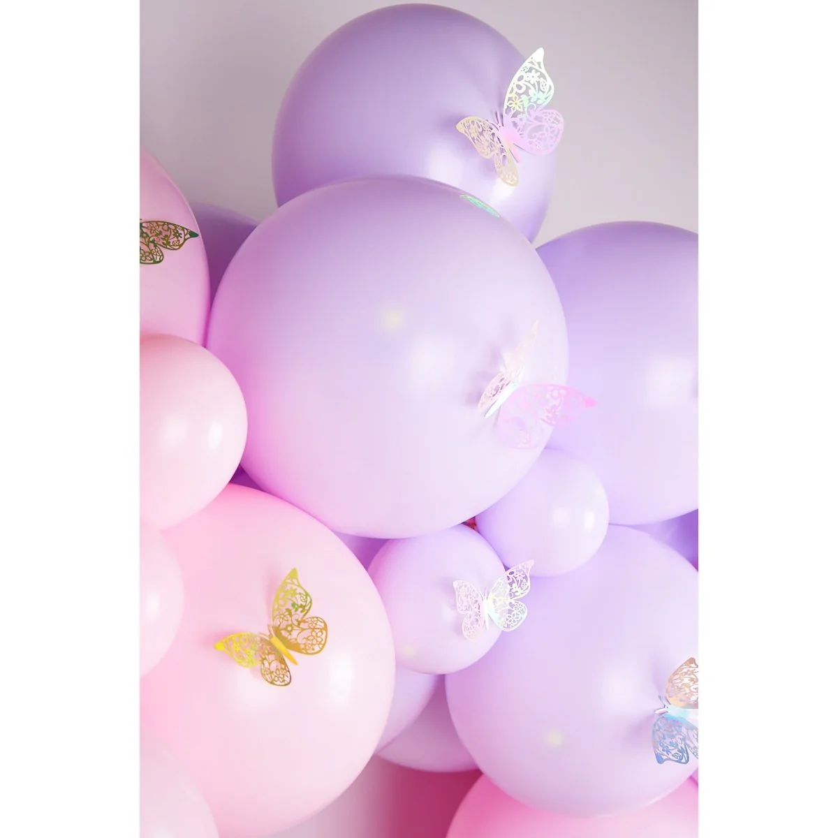 White 3D Butterfly Decorations, 12 Count - Image 3