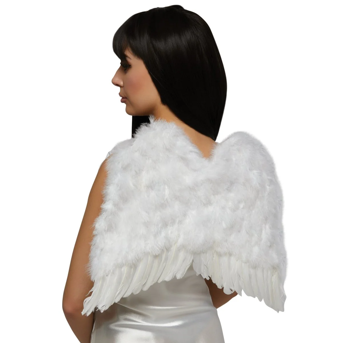 White Feather Wings for Adults, 22 Inches, 1 Count - Image 2