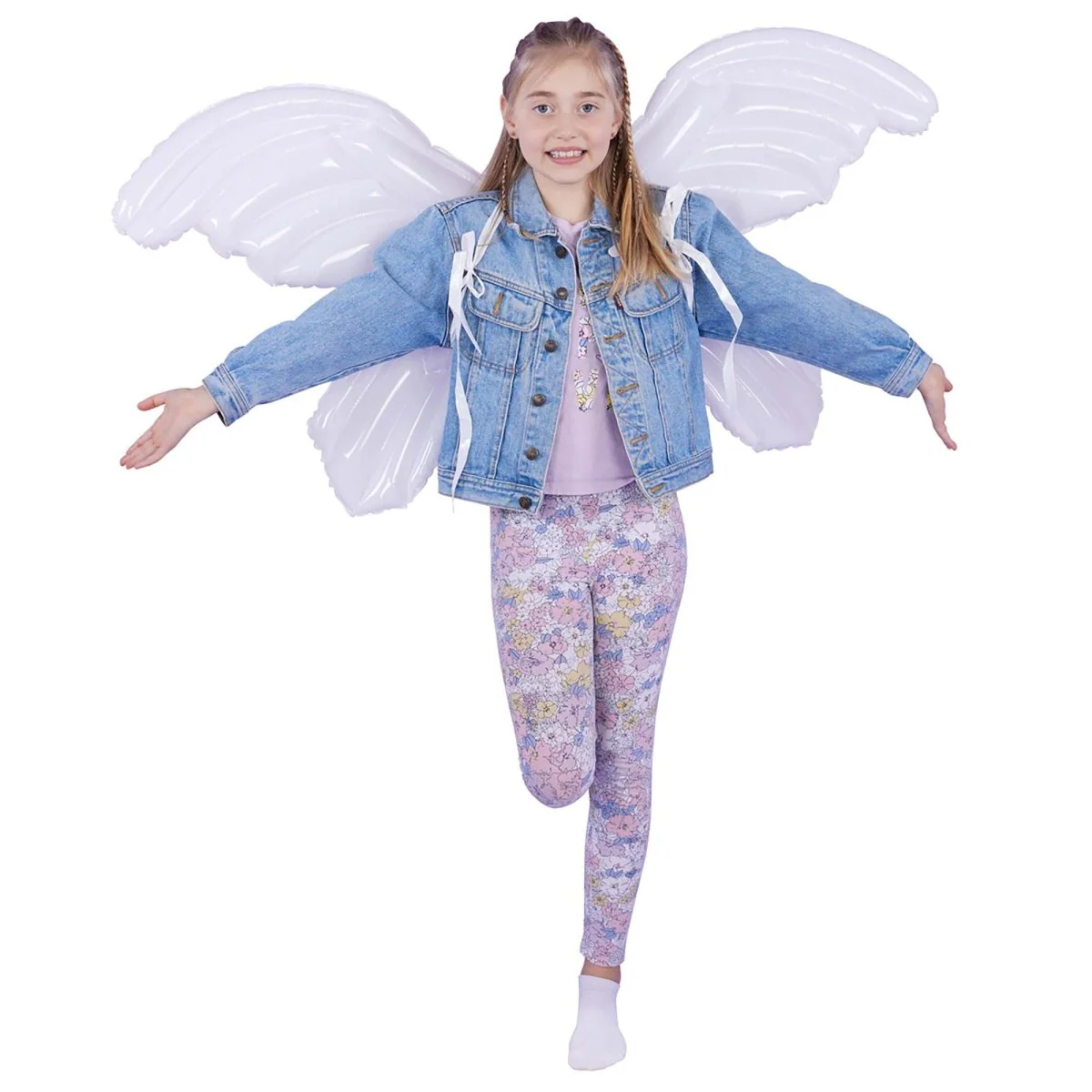White Macaroon Butterfly Balloon Wings, 1 Count - Image 4