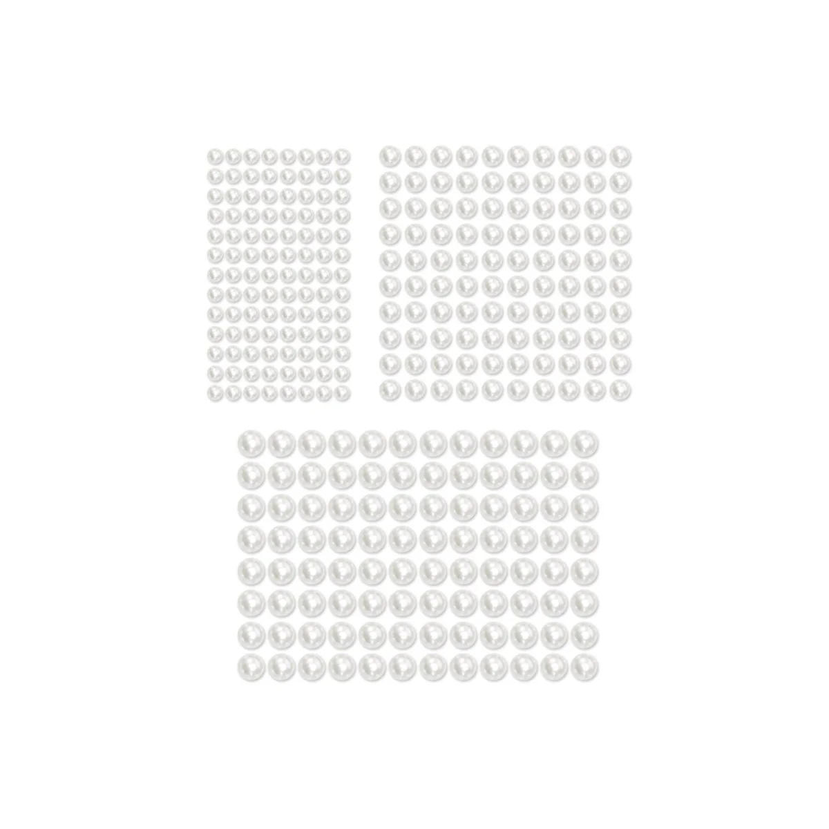 White Pearl Peel-N-Stick Balloon Stickers, 300 Count