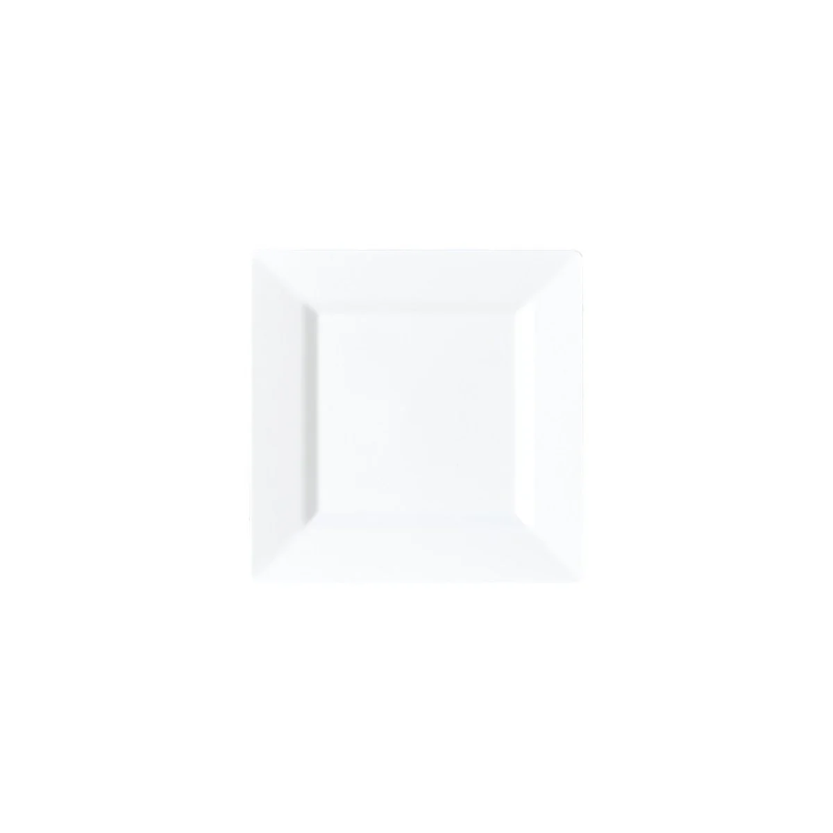 White Premium Quality Small Square Plates, 4.5 Inches, 10 Count