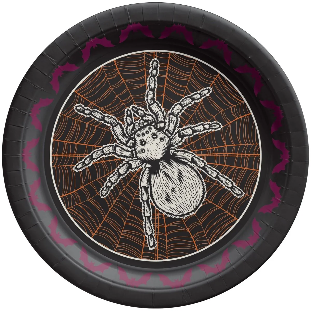 Wicked Haunting Small Round Dessert Paper Plates, 6 Inches, 20 Count