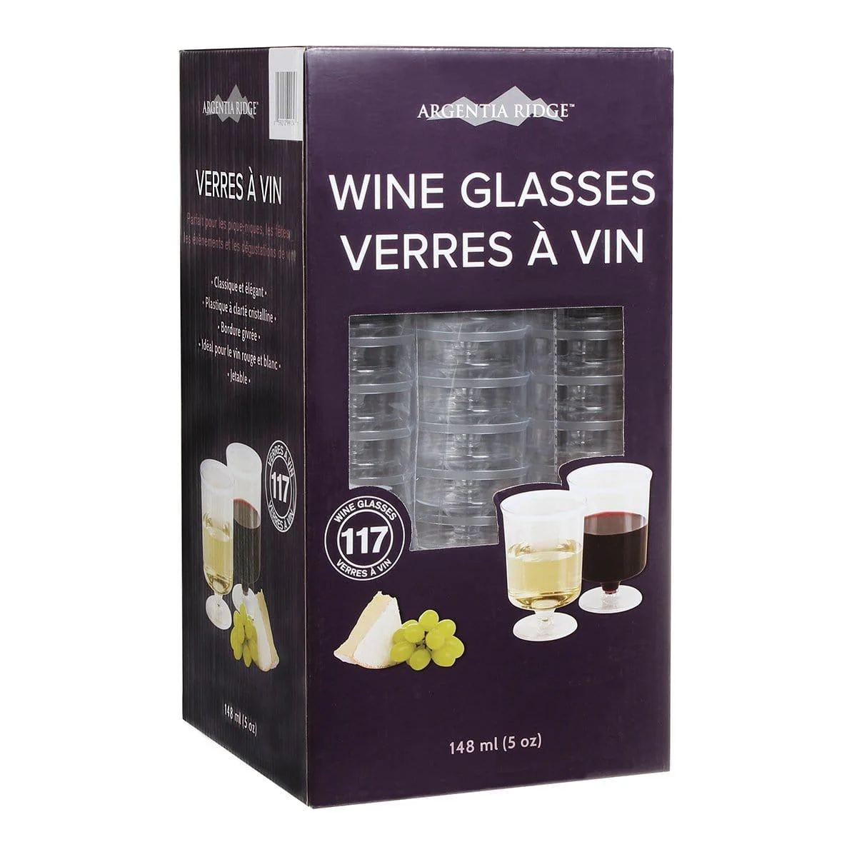 Wine Glass Box 117/pkg