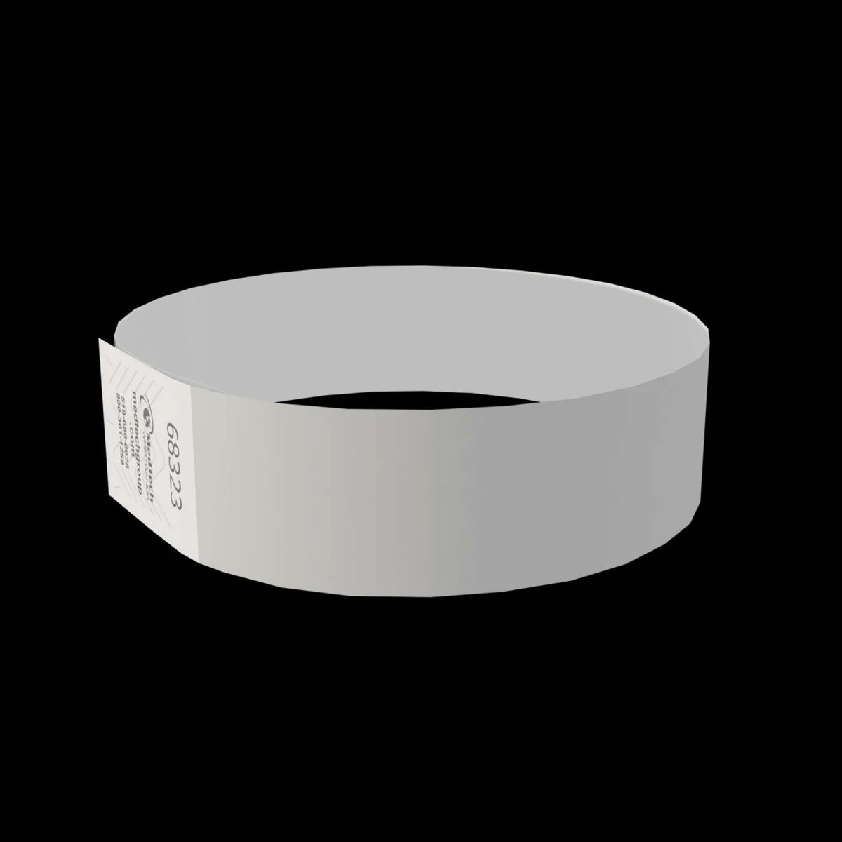Wristband  Supertek 3/4 in. 250/pkg - Silver