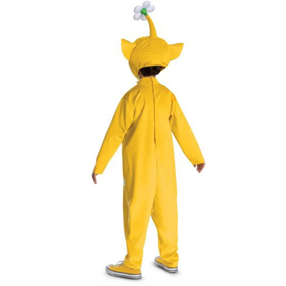 Yellow Pikmin Classic Costume for Kids, Nintendo, Jumpsuit and Headpiece - Image 2