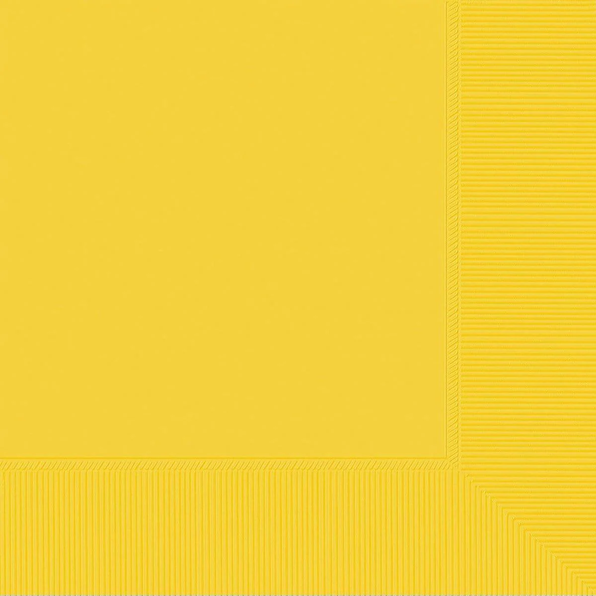 Yellow Sunshine Lunch Napkins, 40 Count
